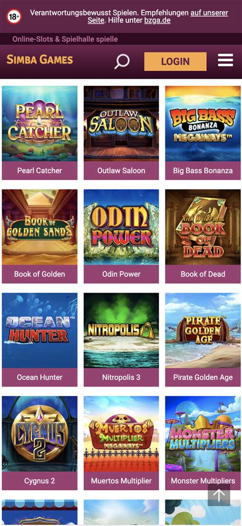 simba games online casino review,Mais